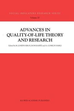 portada advances in quality-of-life theory and research