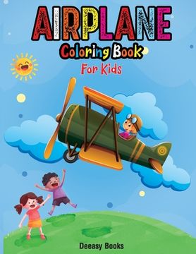 portada Airplane Coloring Book For Kids (en Inglés)