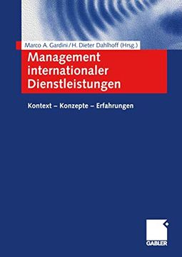 portada Management Internationaler Dienstleistungen: Kontext ― Konzepte ― Erfahrungen (en Alemán)