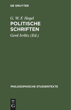 portada Politische Schriften (in German)