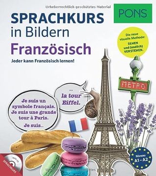 portada Pons Sprachkurs in Bildern Französisch: Jeder Kann Französisch Lernen - mit dem Visuellen Pons-Prinzip