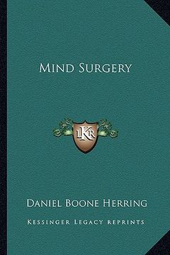 portada mind surgery (en Inglés)