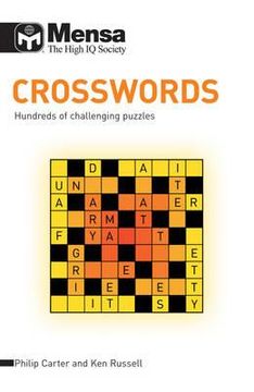 portada mensa crosswords: hundreds of challenging puzzles (en Inglés)