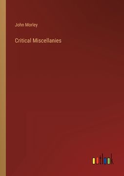 portada Critical Miscellanies (in English)