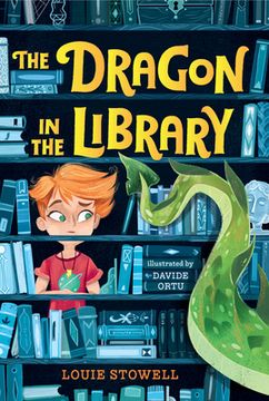 portada The Dragon in the Library (Kit the Wizard) (en Inglés)