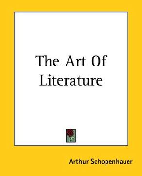 portada the art of literature (in English)