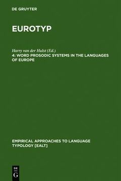 portada Word Prosodic Systems in the Languages of Europe (en Inglés)