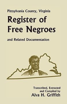 portada pittsylvania county, virginia register of free negroes and related documentation (en Inglés)