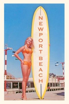 portada Vintage Journal Surfer Girl, Newport Beach (in English)