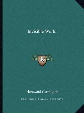 portada invisible world (in English)