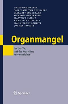 portada Organmangel: Ist der tod auf der Warteliste Unvermeidbar? (en Alemán)