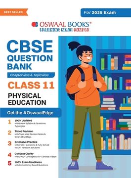 portada Oswaal CBSE Question Bank Class 11 Physical Education, Chapterwise and Topicwise Solved Papers For 2025 Exams (en Inglés)