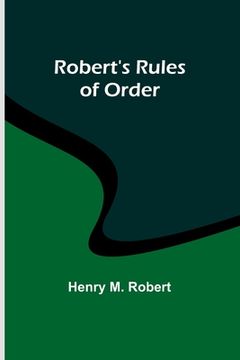 portada Robert's Rules of Order