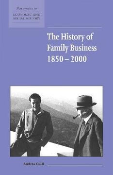 portada the history of family business, 1850-2000 (en Inglés)