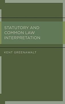 portada Statutory and Common law Interpretation (in English)