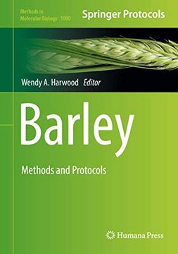 portada Barley: Methods and Protocols (Methods in Molecular Biology, 1900)