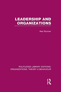 portada Leadership and Organizations (Rle: Organizations) (in English)