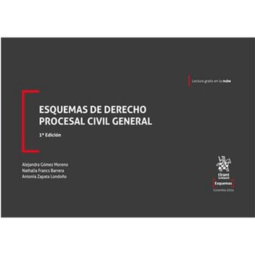 portada ESQUEMAS DE DERECHO PROCESAL CIVIL GENERAL 1ª EDICIÓN