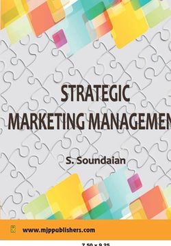 portada Strategic Marketing Management (en Inglés)