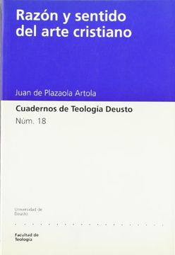 portada Razón y Sentido del Arte Cristiano (Cuadernos de Teología Deusto) (in Spanish)
