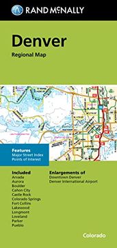 portada Rand Mcnally Folded Map: Denver Regional map (en Inglés)