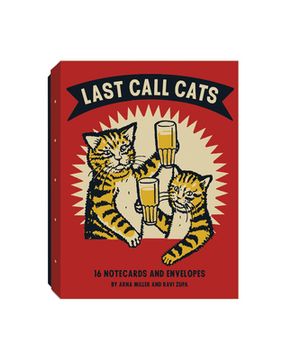 portada Last Call Cats Notecards (en Inglés)