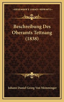 portada Beschreibung Des Oberamts Tettnang (1838) (in German)