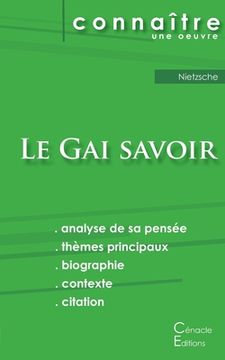 portada Fiche de lecture Le Gai savoir de Nietzsche (Analyse philosophique de référence et résumé complet) (en Francés)