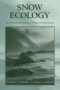 portada Snow Ecology Paperback (en Inglés)