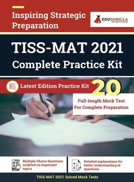portada TISS-MAT Exam Preparation Book 2023: Management Aptitude Test - 20 Full Length Mock Tests (Solved Objective Questions) with Free Access to Online Test (en Inglés)