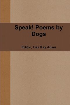portada Speak! Poems by Dogs (in English)