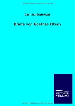 portada Briefe von Goethes Eltern (German Edition)