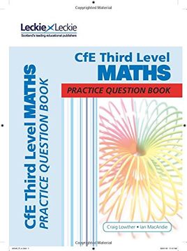 portada CfE Third Level Maths Practice Question Book