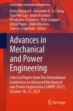 portada Advances in Mechanical and Power Engineering: Selected Papers from the International Conference on Advanced Mechanical and Power Engineering (Campe 20 (en Inglés)