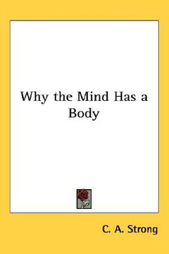 portada why the mind has a body (en Inglés)