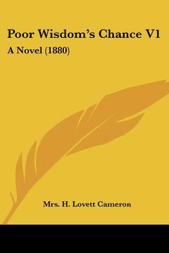 portada poor wisdom's chance v1: a novel (1880) (en Inglés)