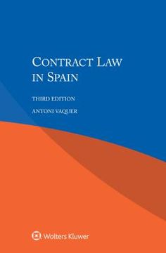 portada Contract Law in Spain (in English)