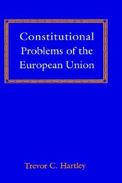 portada constitutional problems of the european union (in English)