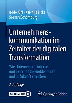 portada Unternehmenskommunikation im Zeitalter der Digitalen Transformation: Wie Unternehmen Interne und Externe Stakeholder Heute und in Zukunft Erreichen (in German)