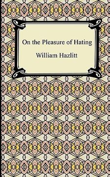 portada on the pleasure of hating (in English)