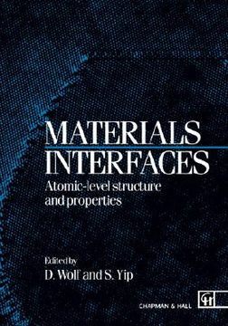 portada materials interfaces: atomic-level structure and properties (en Inglés)