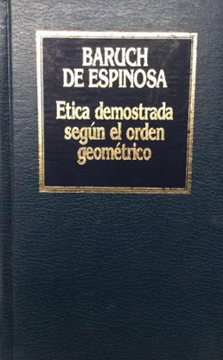 portada Ética Demostrada Según el Orden Geométrico (in Spanish)