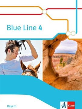 portada Blue Line 4 R-Zug. Ausgabe Bayern: Schülerbuch (Hardcover) Klasse 8 (Blue Line. Ausgabe für Bayern ab 2017)
