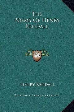 portada the poems of henry kendall