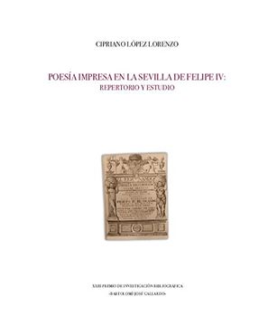 portada Poesía Impresa en la Sevilla de Felipe iv (in Spanish)