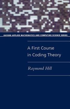 portada a first course in coding theory (en Inglés)