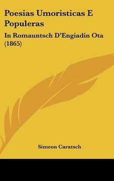 portada poesias umoristicas e populeras: in romauntsch d'engiadin ota (1865) (en Inglés)