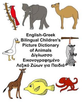 portada English-Greek Bilingual Children's Picture Dictionary of Animals (en Inglés)