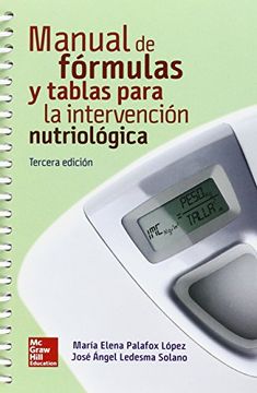 portada Manual de Fórmulas y Tablas Para la Intervención Nutriológica