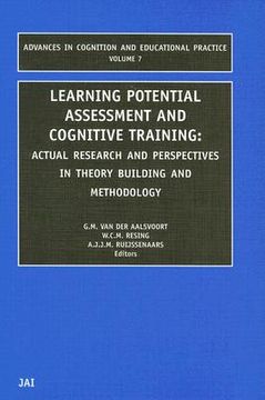 portada learning potential assessment and cognitive training: actual research and perspectives in theory building and methodology (en Inglés)